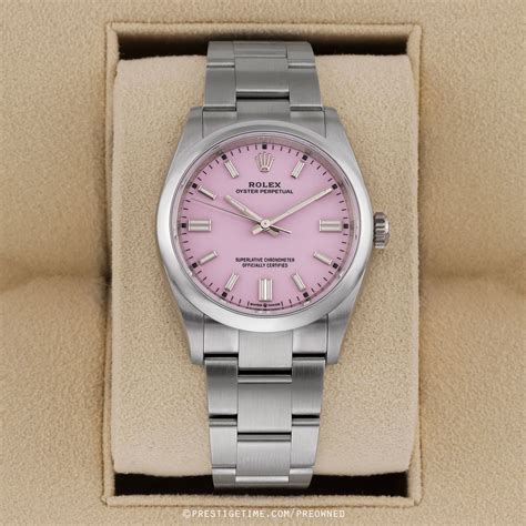 rolex oyster perpetual candy pink price|Rolex pink Oyster Perpetual price.